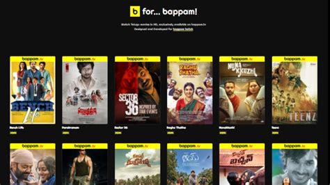 ibomma .net telugu movies|BAPPAM